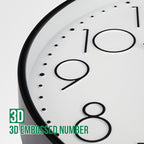 Wall Clock Non-Ticking Silent Modern Simple Style Round Decor Clock - Image 6