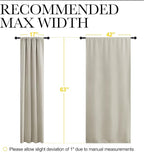 NICETOWN Blackout Curtains for Living Room, Darkening Window Curtain Panels - Image 7
