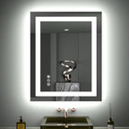 LOAAO 28"X32" LED Bathroom Mirror by LOAAO