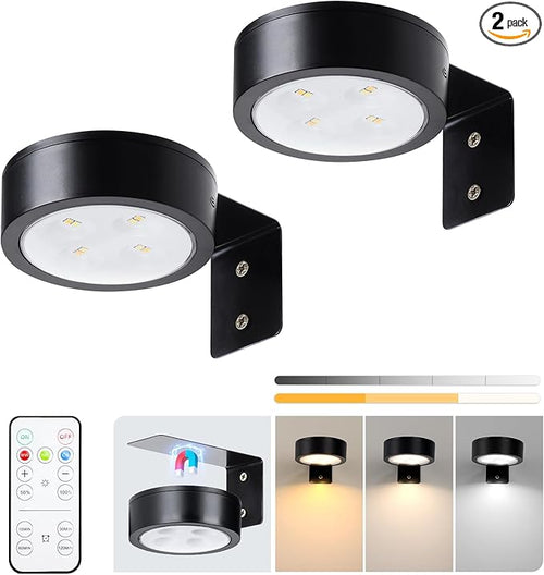 2-Pack Picture Light Battery Operated by KELUOLY