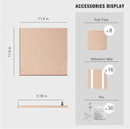 TSJOFFICE Large Cork Board for Wall - Image 6