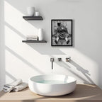 Framed Funny Bathroom Canvas Wall Art, Funny Wall Art Bathroom Sign, Modern - Image 7