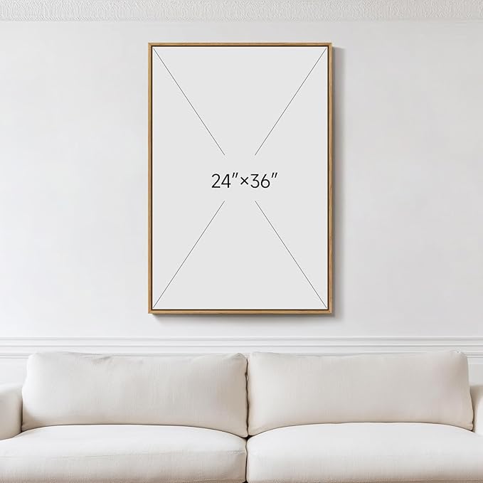 Framed Black and Beige Neutral Abstract Wall Art, Modern Canvas Prints - Image 3