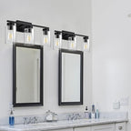 3-Light Bathroom Vanity Light, Modern Black Wall Lights - Image 8