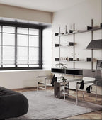 Dimoon 236''x17.7'' White Peel and Stick Wallpaper Contact Paper Modern Self - Image 3