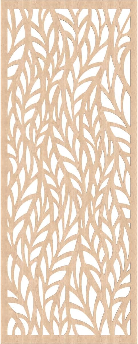 35 3/8"W x 89 3/8"H x 1/4"T Ortonville Decorative Fretwork Wood Wall Panels - Image 2