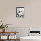 Black and White Lion Canvas Wall Art Bathroom Pictures Paintings - Image 7