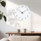 Mosewa Large Wall Clock Battery Operated 16 Inch White Silent Non Ticking - Image 6
