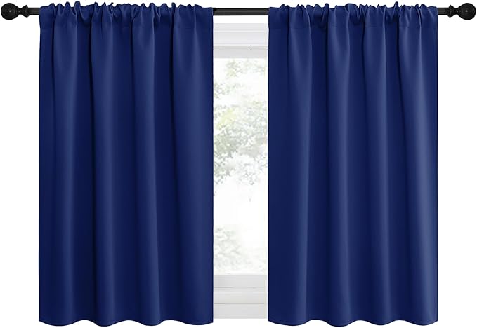 NICETOWN 2 Panels Blackout Curtains, Rod Pocket Thermal Insulated Drapes by NICETOWN