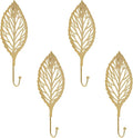 MOROBOR 4Pcs Decorative Leaves Iron Hooks by MOROBOR