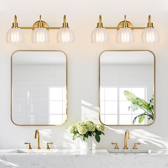 3-Light Bathroom Vanity Light, Vanity Lighting Fixtures Over Mirror - Image 7