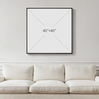 Extra Large Framed Colorful Abstract Wall Art - Image 3