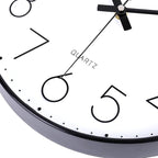 jomparis Small Wall Clock Black Wall Clocks Silent Non-Ticking - Image 5