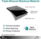 ChrisDowa Blackout Curtains 72 inches Long - Image 5