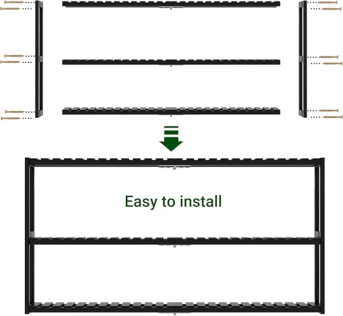 Extra Long Bathroom Organizer Storage Shelves 100% Bamboo Adjustable Height - Image 3