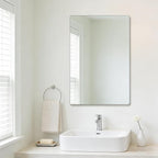 Frameless Mirror, Rectangle Bathroom Mirror - Image 8