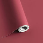 Safiyya 393"x17.7" Red Peel and Stick Wallpaper Rose Red Contact Paper Solid by SAFIYYA