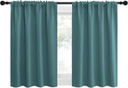 NICETOWN Blackout Curtains for RV Windows, Sea Teal, 2 Panels, Room Darkening by NICETOWN