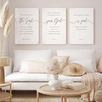 GUBIYU Black and White Christian Canvas Wall Art - Image 3