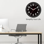 AKCISOT Wall Clock 8 Inch Silent Non-Ticking Modern Clocks Battery Operated - Image 7