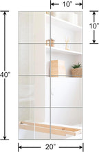Ruomeng Full Length Wall Mirror Tiles - Image 3