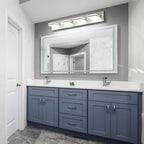 SineRise LED Modern Bathroom Vanity Light Fixtures, Matte White Modern Acrylic - Image 6