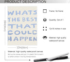 Yaasilinage Daily Reminder Positive Canvas Wall Art, Positive Affirmations Wall - Image 6