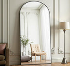 Prywot Arched Full Length Mirror, Modern Full Body Mirrors - Image 8