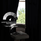 NICETOWN Black 192 inch Long Velvet Curtains - Image 6