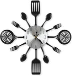 16 Inch Cutlery Kitchen Wall Clocks by CIGERA