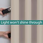 Yakamok Extra Wide 100% Blackout Curtains - Image 5