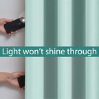 Yakamok 100% Blackout Curtains Energy Saving Thermal Insulated 2 Thick Layers - Image 3