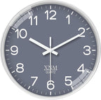 XNM Minimalist Wall Clocks Battery Operated Grey Analog Wall Clock by XNMwallclock