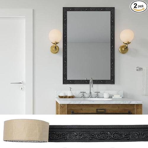 180" x 3.1" Peel Stick Foam Molding Trim Self Adhesive, Crown Molding Wallpaper by WAPANE