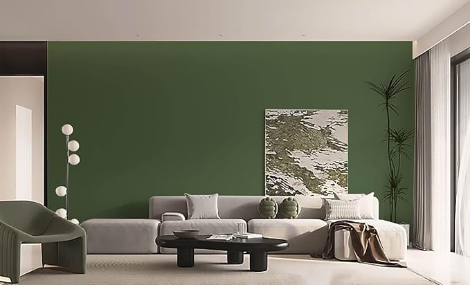 Dimoon 118''x15.7'' Green Skin Peel and Stick Wallpaper Contact Paper Modern - Image 8