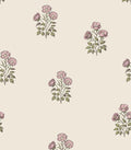 17.3”×393.7” Vintage Floral Wallpaper Retro Rose Flower Contact Paper by LUKUUI