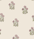Vintage Floral Peel and Stick Wallpaper Retro Rose Flower Contact Paper by LUKUUI