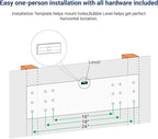 FLEXIMOUNTS 1x3ft Garage Shelving Wall-Mounted, Holds Up to 150 lbs, Garage - Image 7