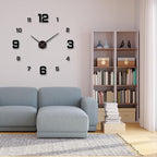 3D DIY Luminous Dial Acrylic Frameless Silent Wall Clock - Image 3