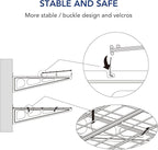 FLEXIMOUNTS Garage Wall Shelving, Includes 8 Bike Hooks, Wall Shelf Garage - Image 6