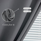 Portable Light Blocking Curtains Self-Stick Design, Removable Adhesive Window - Image 5