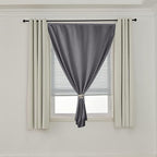 AJAZZ 100% Blackout Shades Window Cover Self Adhesive Curtains Sticky Curtain - Image 7