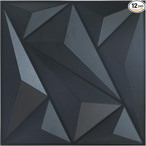 3D Wall Panel Diamond for Interior Wall Decor, Waterproof, Heat Resistant PVC by Unknown