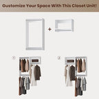 ROOMTEC Modular Closet System, Wooden Tower - Image 8