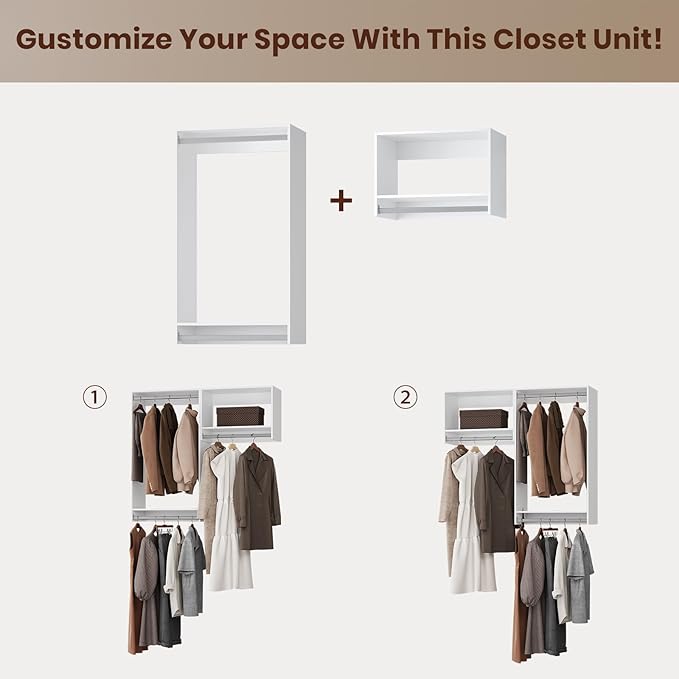 ROOMTEC Modular Closet System, Wooden Tower - Image 6