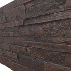 EverStone Acadia Ledge Faux Stone Panel, Dark Tobacco Color - Image 7