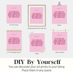 Locomiss Pink Christian Wall Art Decor Posters, Modern Bible Verse Prints - Image 6