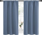 NICETOWN Kitchen Curtains, Short Blackout Curtains & Drapes, Thermal Insulated - Image 2