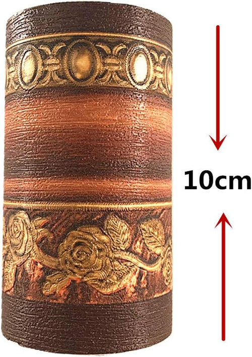 3D Wood Grain Self Adhesive Peel and Stick Waterproof Wall Border Easy to Apply - Image 2