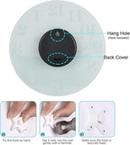 Bathroom Wall Clock, Rustic Style Waterproof Glass Shower Clock Wall Clock - Image 9